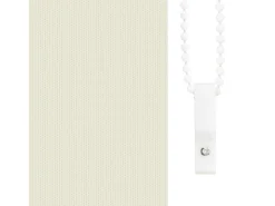 Estor enrollable opaco 160 x 230 cm color crema Blanco Discount