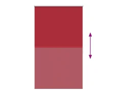 Ropa De Casa-Estor enrollable opaco 120 x 175 cm Rojo
