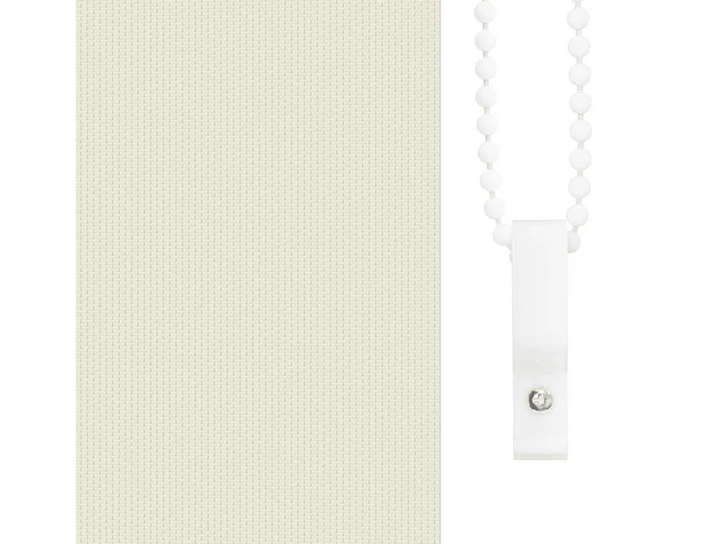 Estor enrollable opaco color crema 40 x 100 cm Blanco Best