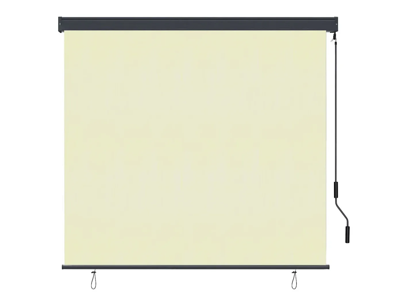 Ropa De Casa-Estor exterior enrollable 160x250 cm Crema