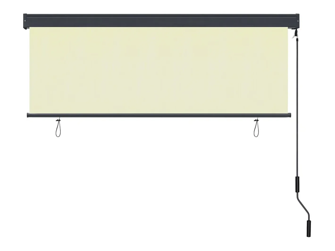 Ropa De Casa-Estor exterior enrollable 160x250 cm Crema