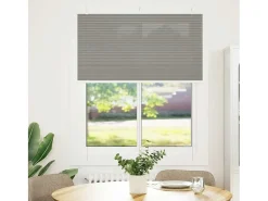 Ropa De Casa-Estor plisado antracita 110x150 cm ancho tela 109,4 cm Gris
