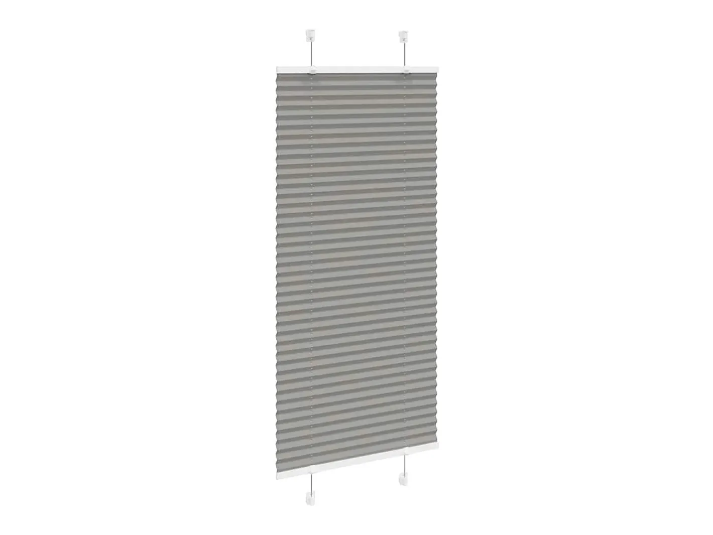 Estor plisado antracita 55x150 cm ancho tela 54,4 cm Gris Sale