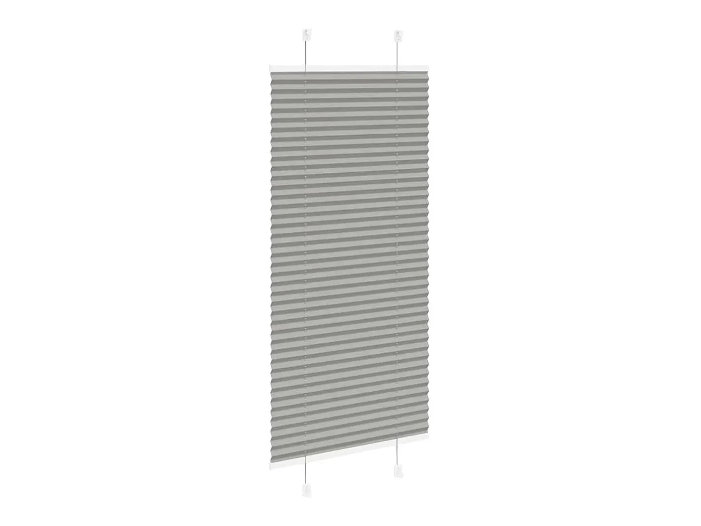Estor plisado antracita 55x150 cm ancho tela 54,4 cm Gris Sale