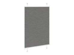 Estor plisado antracita 85x100 cm ancho tela 84,4 cm Gris Hot