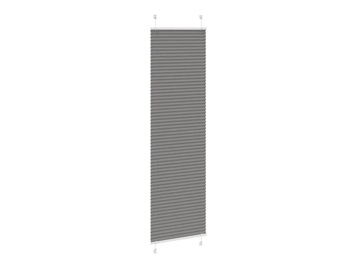 Online Estor plisado antracita 55x200 cm ancho tela 54,4 cm Gris