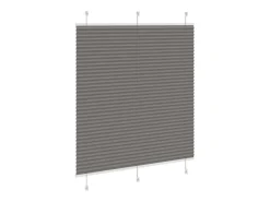 Estor plisado antracita 115x150 cm ancho tela 114,4 cm Gris Discount