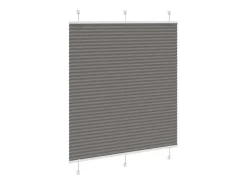 Estor plisado antracita 115x150 cm ancho tela 114,4 cm Gris Discount