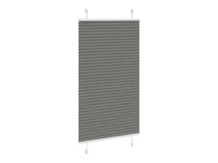 Clearance Estor plisado antracita 70x150 cm ancho tela 69,4 cm Gris