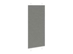 Ropa De Casa-Estor plisado antracita 95x200 cm ancho tela 94,4 cm Gris