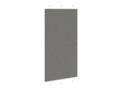 Estor plisado antracita 105x200 cm ancho tela 104,4 cm Gris Sale