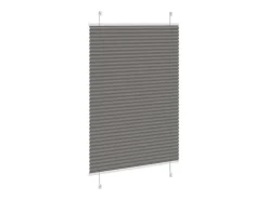 Estor plisado antracita 85x150 cm ancho tela 84,4 cm Gris Clearance