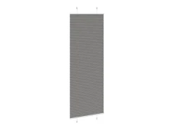 Clearance Estor plisado antracita 80x200 cm ancho tela 79,4 cm Gris