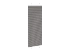Clearance Estor plisado antracita 80x200 cm ancho tela 79,4 cm Gris