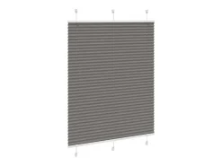 Estor plisado antracita 105x150 cm ancho tela 104,4 cm Gris Hot