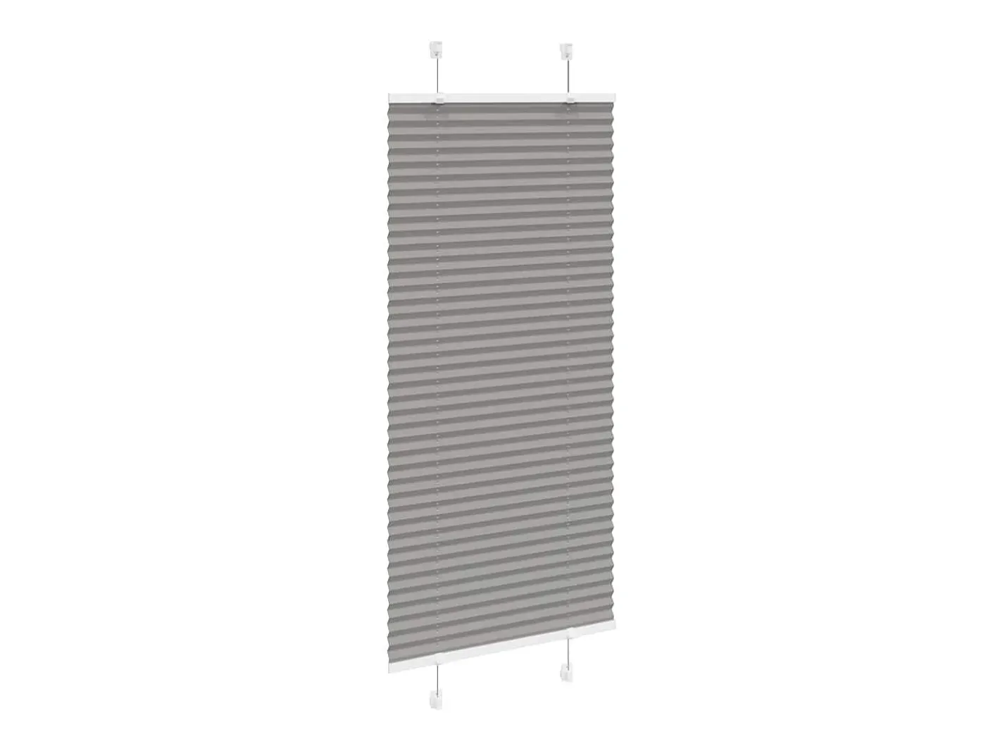 Estor plisado antracita 60x100 cm ancho tela 59,4 cm Gris Sale