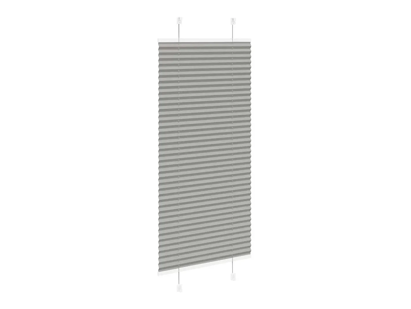 Estor plisado antracita 60x100 cm ancho tela 59,4 cm Gris Sale