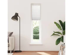 Discount Estor plisado 45x200 cm ancho tela 44,4 cm poliéster Blanco