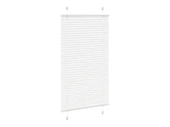 Discount Estor plisado 70x150 cm ancho tela 69,4 cm poliéster Blanco