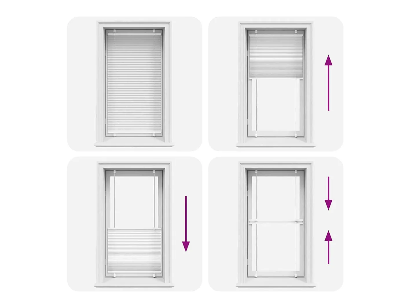 Discount Estor plisado 70x150 cm ancho tela 69,4 cm poliéster Blanco