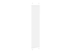 Outlet Estor plisado 40x200 cm ancho tela 39,4 cm poliéster Blanco