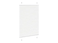 Estor plisado 95x150 cm ancho tela 94,4 cm poliéster Blanco Online