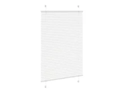 Estor plisado 95x150 cm ancho tela 94,4 cm poliéster Blanco Online