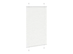 New Estor plisado 80x150 cm ancho tela 79,4 cm poliéster Blanco