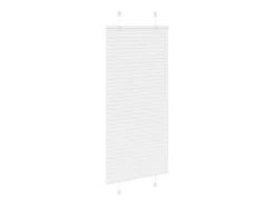 Estor plisado 55x150 cm ancho tela 54,4 cm poliéster Blanco Hot