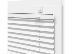 Estor plisado 115x200cm ancho tela 114,4cm poliéster Blanco Outlet