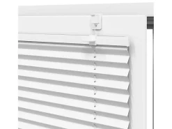 Estor plisado 115x200cm ancho tela 114,4cm poliéster Blanco Outlet