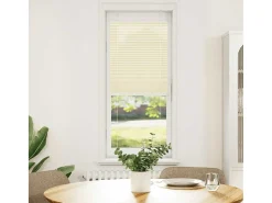 Ropa De Casa-Estor plisado color 40x150 cm ancho tela 39,4 cm poliéster Crema
