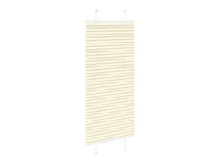 Ropa De Casa-Estor plisado color 60x150 cm ancho tela 59,4 cm poliéster Crema