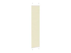 Hot Estor plisado color 45x200 cm ancho tela 44,4 cm poliéster Crema