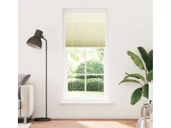 Estor plisado color 90x200 cm ancho tela 89,4 cm poliéster Crema Best