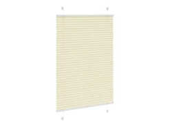 Ropa De Casa-Estor plisado color 90x100 cm ancho tela 89,4 cm poliéster Crema