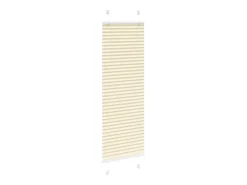 Ropa De Casa-Estor plisado color 45x100 cm ancho tela 44,4 cm poliéster Crema
