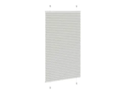 Hot Estor plisado claro 80x100 cm ancho tela 79,4 cm Gris