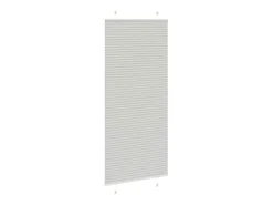 Ropa De Casa-Estor plisado claro 90x200 cm ancho tela 89,4 cm Gris