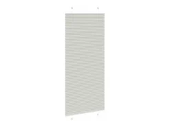 Ropa De Casa-Estor plisado claro 90x200 cm ancho tela 89,4 cm Gris
