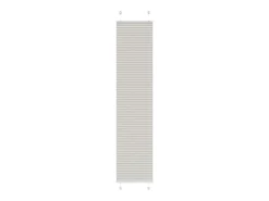 Estor plisado claro 50x200 cm ancho tela 49,4 cm Gris New