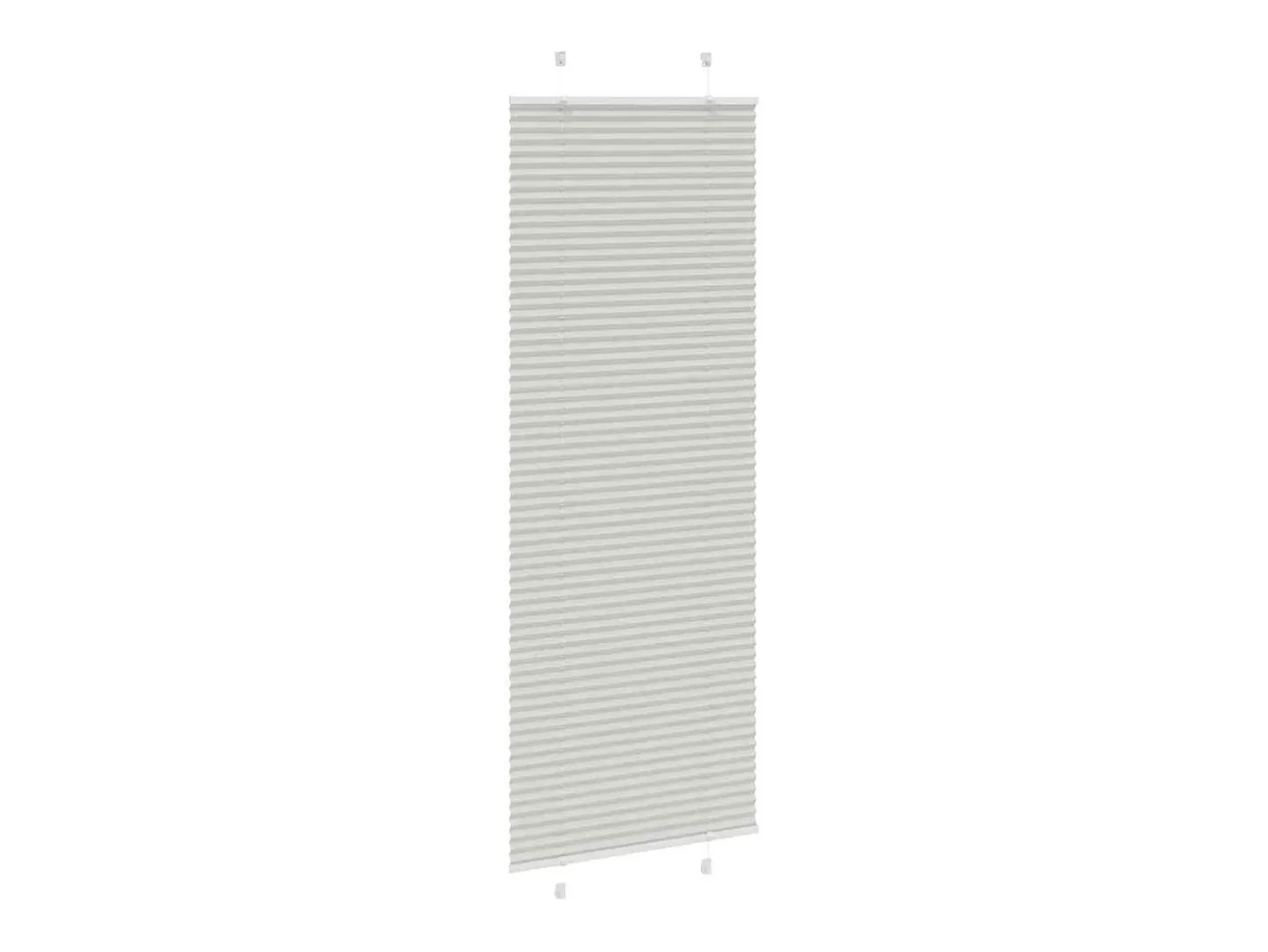 Estor plisado claro 75x200 cm ancho tela 74,4 cm Gris Sale