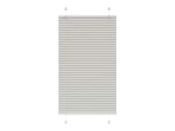Estor plisado claro 75x150 cm ancho tela 74,4 cm Gris