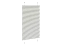 Estor plisado claro 70x100 cm ancho tela 69,4 cm Gris Clearance