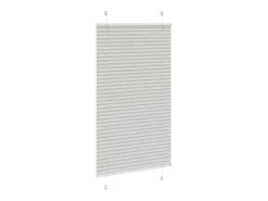 Estor plisado claro 70x100 cm ancho tela 69,4 cm Gris Clearance