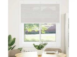 Ropa De Casa-Estor plisado claro 115x100cm ancho tela 114,4cm Gris