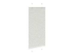 Estor plisado claro 65x100 cm ancho tela 64,4 cm Gris