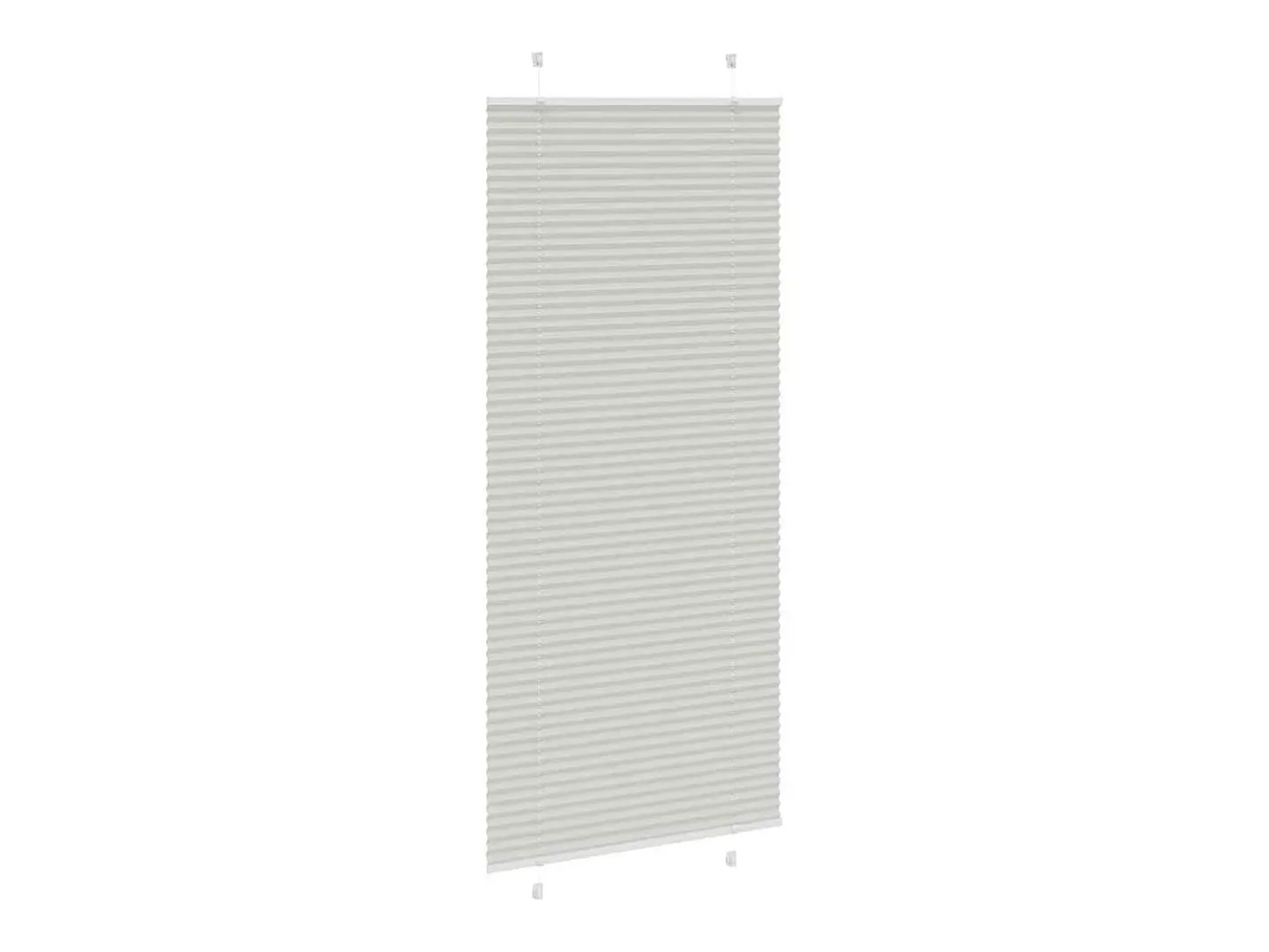 Estor plisado claro 100x200cm ancho tela 99,4 cm Gris Online
