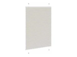 Ropa De Casa-Estor plisado claro 85x150 cm ancho tela 84,4 cm Gris