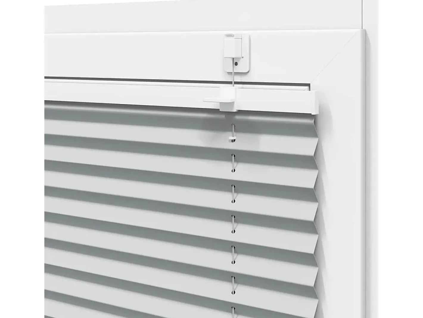 Estor plisado claro 40x100 cm ancho tela 39,4 cm Gris New